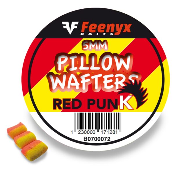 Pillow Wafters Bicolor Red Punk 5mm FEENYX BAITS