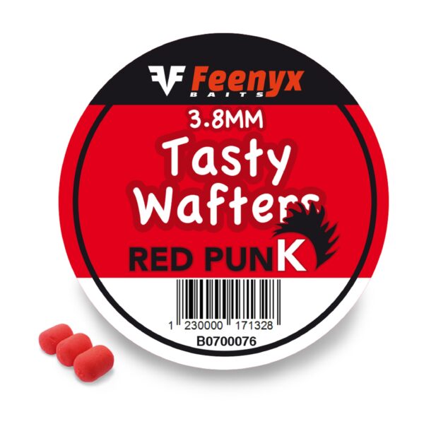 Tasty Dumbell Wafters Red Punk 3.8mm FEENYX BAITS