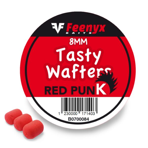 Tasty Dumbell Wafters Red Punk 8mm FEENYX BAITS