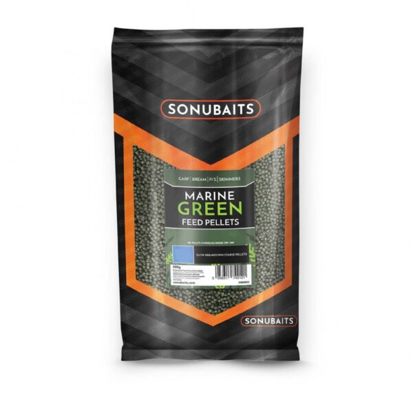 Pellets Feed Marine-Green SONUBAITS 4mm (900gr)